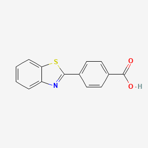 molecular formula C14H9NO2S B1594717 4-benzothiazol-2-ylbenzoic Acid CAS No. 2182-78-7