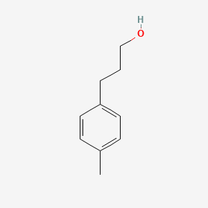 B1594725 Benzenepropanol, 4-methyl- CAS No. 5406-39-3