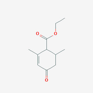 Ethyl 2,6-dimethyl-4-oxocyclohex-2-ene-1-carboxylate