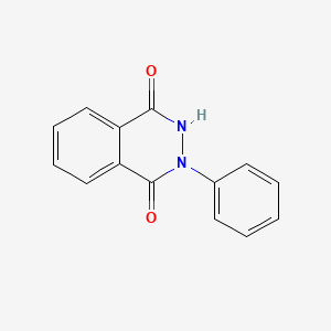 molecular formula C14H10N2O2 B1594733 2-Phenyl-2,3-dihydrophthalazine-1,4-dione CAS No. 5439-98-5