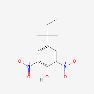 4-(2-Methylbutan-2-yl)-2,6-dinitrophenol