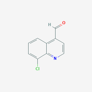molecular formula C10H6ClNO B1594741 8-Chloroquinoline-4-carbaldehyde CAS No. 35839-88-4