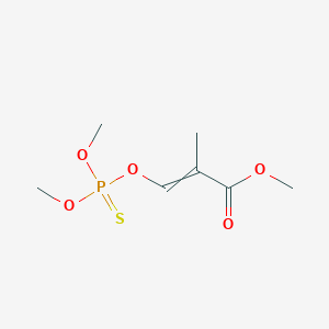 molecular formula C7H13O5PS B1594766 Methyl 3-((dimethoxyphosphinothioyl)oxy)methacrylate CAS No. 30864-28-9