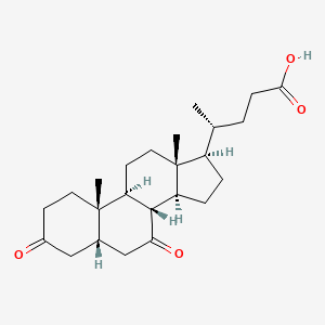 3,7-Dioxo-5beta-cholanoic acid
