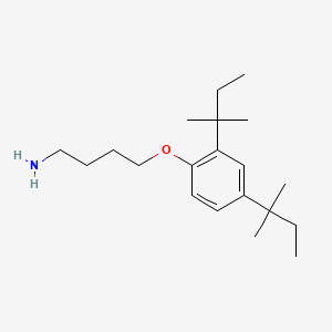 molecular formula C20H35NO B1594784 4-(2,4-Di-tert-pentylphenoxy)butan-1-amine CAS No. 51959-14-9