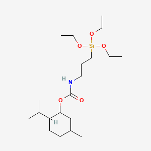 Menthyl N-(3-triethoxysilylpropyl)carbamate