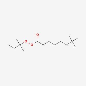 molecular formula C15H30O3 B1594795 Neodecaneperoxoic acid, 1,1-dimethylpropyl ester CAS No. 68299-16-1