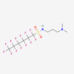 B1594798 N-(3-(Dimethylamino)propyl)tridecafluorohexanesulphonamide CAS No. 50598-28-2