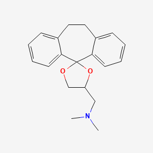 molecular formula C20H23NO2 B1594799 Ciheptolane CAS No. 34753-46-3
