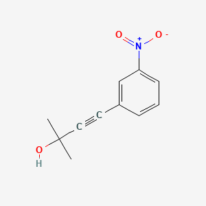 molecular formula C11H11NO3 B1594802 2-Methyl-4-(3-nitrophenyl)-3-butyn-2-ol CAS No. 33432-52-9