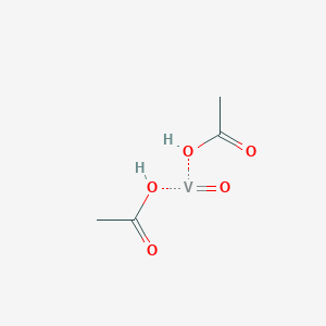 molecular formula C4H6O5V B1594831 Vanadyl acetate CAS No. 3473-84-5