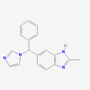 molecular formula C18H16N4 B159484 Irtemazole CAS No. 129369-64-8