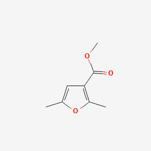 molecular formula C8H10O3 B1594843 Methyl 2,5-dimethyl-3-furoate CAS No. 6148-34-1