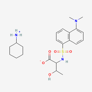 molecular formula C22H33N3O5S B1594854 N-Dansyl-DL-threonine cyclohexylammonium salt CAS No. 84540-66-9