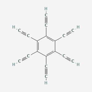 Benzene, hexaethynyl-