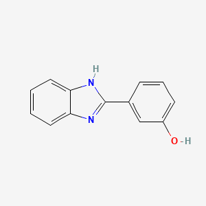 molecular formula C13H10N2O B1594866 3-(1H-Benzoimidazol-2-yl)-phenol CAS No. 6616-44-0