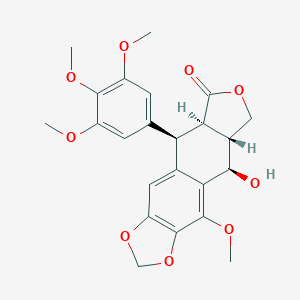 molecular formula C23H24O9 B159487 5-Methoxypodophyllotoxin CAS No. 128443-52-7