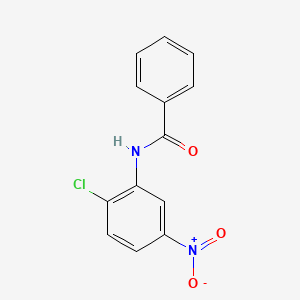molecular formula C13H9ClN2O3 B1594870 N-(2-氯-5-硝基苯基)苯甲酰胺 CAS No. 205827-96-9