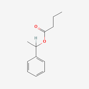 molecular formula C12H16O2 B1594886 α-甲基苄基丁酸酯 CAS No. 3460-44-4
