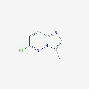 molecular formula C7H6ClN3 B159489 6-Chloro-3-methylimidazo[1,2-b]pyridazine CAS No. 137384-48-6