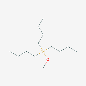 molecular formula C13H30OSi B1594890 Silane, tributylmethoxy- CAS No. 15811-64-0
