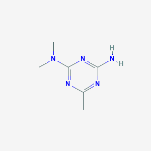 molecular formula C6H11N5 B1594895 N,N,6-trimethyl-1,3,5-triazine-2,4-diamine CAS No. 21320-31-0