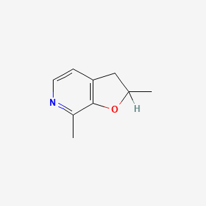 molecular formula C9H11NO B1594900 2,7-Dimethyl-2,3-dihydrofuro[2,3-c]pyridine CAS No. 69022-82-8