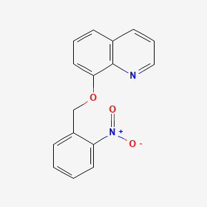 Quinoline, 8-((2-nitrophenyl)methoxy)-