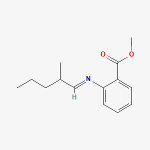 Methyl 2-[(2-methylpentylidene)amino]benzoate