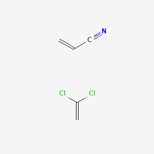 molecular formula C5H5Cl2N B1594916 2-Propenenitrile, polymer with 1,1-dichloroethene CAS No. 9010-76-8