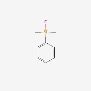 molecular formula C8H11FSi B1594926 Dimethylphenylfluorosilane CAS No. 454-57-9