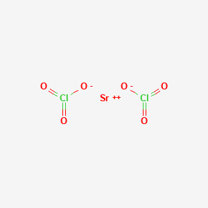 molecular formula Sr(ClO3)2<br>Cl2O6S B1594936 Strontium chlorate CAS No. 7791-10-8