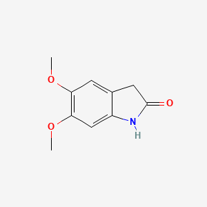 molecular formula C10H11NO3 B1594945 5,6-Dimethoxyindolin-2-one CAS No. 6286-64-2