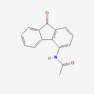molecular formula C15H11NO2 B1594949 4-乙酰氨基-9-芴酮 CAS No. 42135-35-3