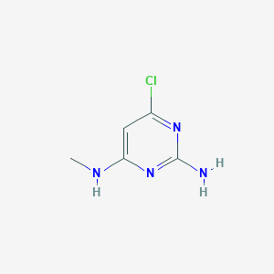 molecular formula C5H7ClN4 B1594950 6-氯-n4-甲基嘧啶-2,4-二胺 CAS No. 1005-37-4