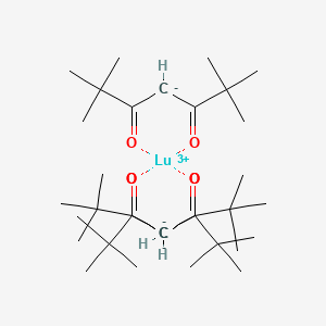 molecular formula C33H60LrO6 B1594954 三(2,2,6,6-四甲基-3,5-庚二酮)镥(III)，99% (Lu(tmhd)3) CAS No. 15492-45-2