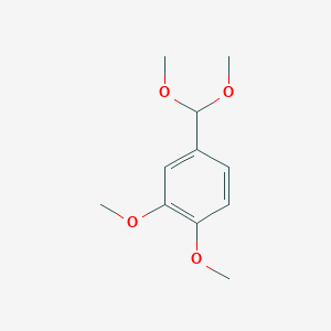 molecular formula C11H16O4 B1594959 4-(Dimethoxymethyl)-1,2-dimethoxybenzene CAS No. 59276-33-4