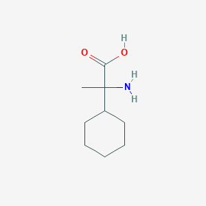 B1594962 2-Amino-2-cyclohexylpropanoic acid CAS No. 6635-13-8