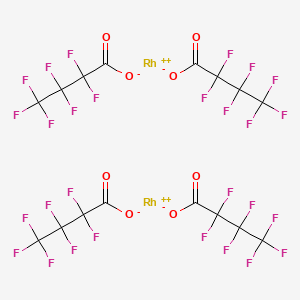 2,2,3,3,4,4,4-heptafluorobutanoate;rhodium(2+)