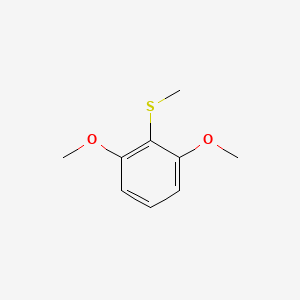 molecular formula C9H12O2S B1594972 1,3-Dimethoxy-2-(methylthio)benzene CAS No. 33617-67-3