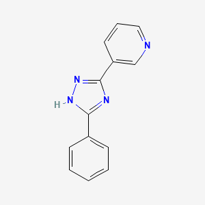 molecular formula C13H10N4 B1594978 3-(5-Phenyl-4H-1,2,4-triazol-3-yl)pyridine CAS No. 80980-09-2