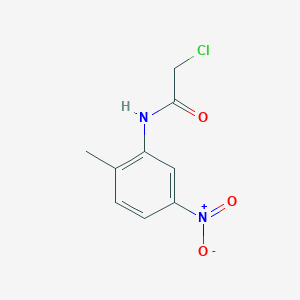 molecular formula C9H9ClN2O3 B1594990 2-chloro-N-(2-methyl-5-nitrophenyl)acetamide CAS No. 35588-36-4