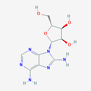 molecular formula C10H14N6O4 B015950 8-氨基腺苷 CAS No. 3868-33-5
