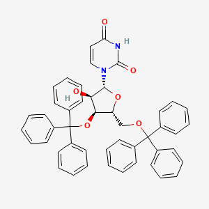 molecular formula C47H40N2O6 B1595000 3',5'-Bis-O-(triphenylMethyl)uridine CAS No. 4710-75-2