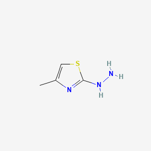 molecular formula C4H7N3S B1595008 2-肼基-4-甲基噻唑 CAS No. 78886-45-0