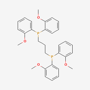 molecular formula C31H34O4P2 B1595009 1,3-Bis(di(orthomethoxyphenyl)phosphino)propane CAS No. 116163-96-3