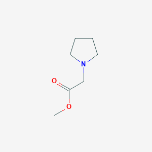 molecular formula C7H13NO2 B1595015 Methyl 1-pyrrolidineacetate CAS No. 22041-18-5