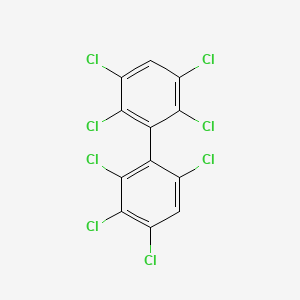 molecular formula C12H2Cl8 B1595023 2,2',3,3',4,5',6,6'-Octachlorobiphenyl CAS No. 40186-71-8