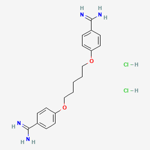 molecular formula C19H26Cl2N4O2 B1595025 Pentamidine dihydrochloride CAS No. 50357-45-4