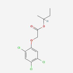 molecular formula C12H13Cl3O3 B1595028 Acetic acid, (2,4,5-trichlorophenoxy)-, 1-methylpropyl ester CAS No. 61792-07-2
